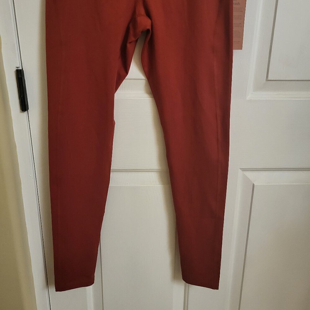 Girlfriend Collective Compressive High Waisted Leggings: Sedona(Rust) MED NWT - Picture 4 of 10